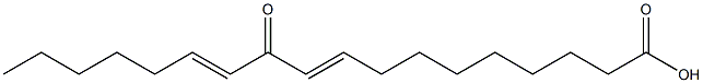 11-keto-9(E),12(E)-octadecadienoic acid,,结构式