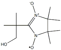 2-(1',1'-dimethyl-2'-hydroxyethyl)-4,4,5,5-tetramethylimidazoline-3-oxide-1-oxyl,,结构式