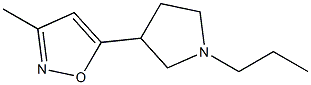 3-methyl-5-(1-propyl-3-pyrrolidinyl)isoxazole