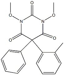  1,3-dimethoxymethyl-5,5-diphenylbarbituric acid