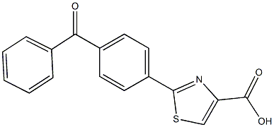 2-(4-benzoylphenyl)thiazole-4-carboxylic acid