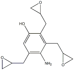 triglycidyl-p-aminophenol Struktur