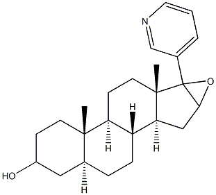 17-(3-pyridyl)-16,17-epoxy-5alpha-androst-3-ol|