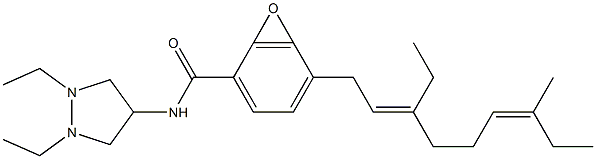  N-(1,2-diethyltetrahydro-1H-pyrazol-4-yl)-4-3,7-diethyl-2,6-octadienyl oxybenzamide