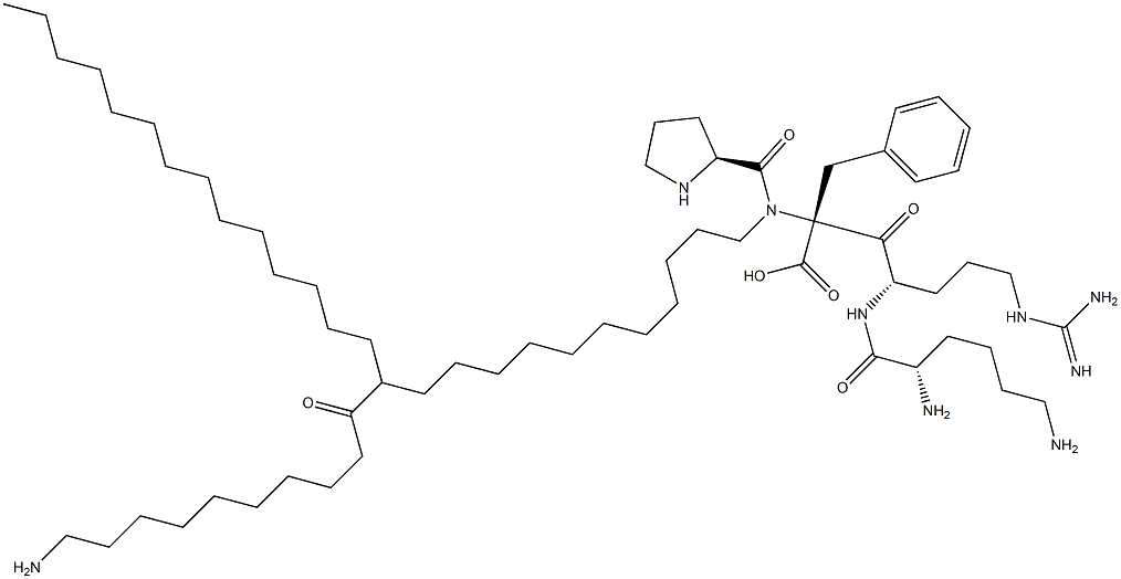 lysyl-arginyl-12-aminodecanoyl-seryl-prolyl-phenylalanine