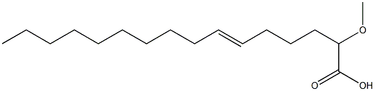 2-methoxy-6-hexadecenoic acid Structure