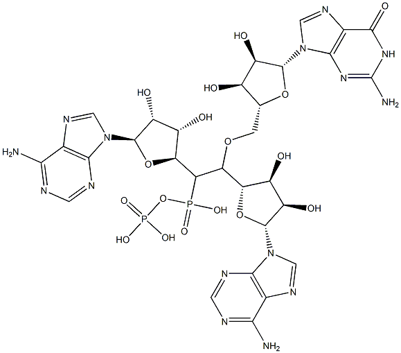  5'-diphosphoadenylyl-guanylyl-adenosine