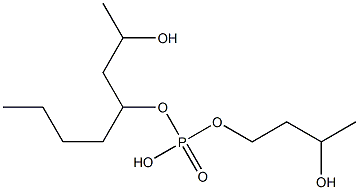 BUTYLBIS(3-HYDROXYBUTYL)PHOSPHATE,,结构式