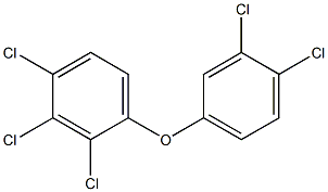 2,3,3',4,4'-PENTACHLORODIPHENYLETHER 化学構造式