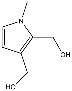 PYRROLE-2,3-DIMETHANOL,1-METHYL- 结构式