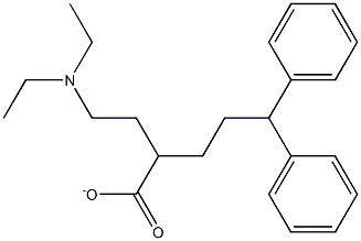 BETA-DIETHYLAMINOETHYLDIPHENYLPROPYLACETATE 结构式