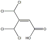 3-DICHLOROMETHYL-4,4-DICHLOROBUTENOICACID Structure