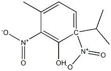 2,4-DINITROTHYMOL,,结构式