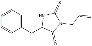 3-ALLYL-5-BENZYL-2-THIOHYDANTOIN 化学構造式