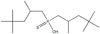 DI(2,4,4-TRIMETHYLPENTYL)MONOTHIOPHOSPHINICACID,,结构式