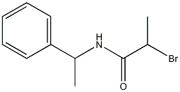 2-BROMO-N-(1-PHENYLETHYL)PROPANAMIDE Structure