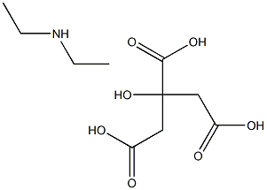 DIETHYLAMINECITRATE Structure