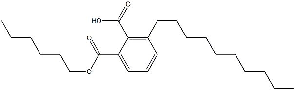 N-HEXYL,N-DECYLPHTHALATE 结构式