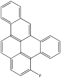 3-FLUORODIBENZOPYRENE,,结构式