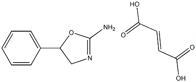 2-OXAZOLINE,2-AMINO-5-PHENYL-,FUMARATE,,结构式