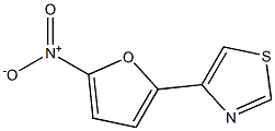 THIAZOLE,4-(5-NITRO-2-FURYL)-,,结构式