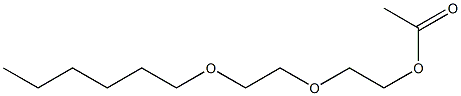 DIETHYLENEGLYCOLMONOHEXYLETHERACETATE Structure