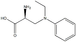 DL-3-(N-PHENYLETHYLAMINO)-ALANINE Structure