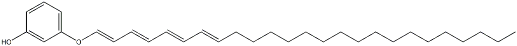 5-PENTACOSATETRAENYLRESORCINOL Structure