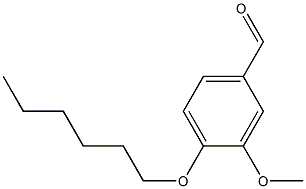 4-(HEXYLOXY)-META-ANISALDEHYDE,,结构式