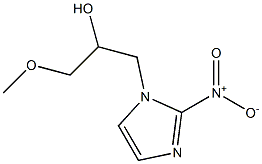 IMIDAZOLE-1-ETHANOL,ALPHA-(METHOXYMETHYL)-2-NITRO-,,结构式