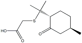 TRANS-MENTHONE-8-THIOACETATE 化学構造式