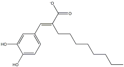 OCTYLCAFFEATE,,结构式