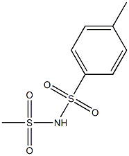 N-METHANESULPHONYL-PARA-TOLUENESULPHONAMIDE Structure