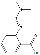 1-(2-CARBOXYPHENYL)-3,3-DIMETHYLTRIAZENE Struktur