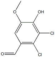 5,6-DICHLOROVANILLIN Struktur