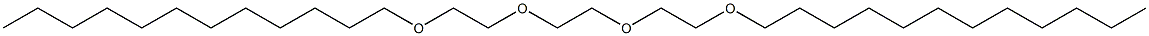 TRIETHYLENEGLYCOLDIDODECYLETHER Structure