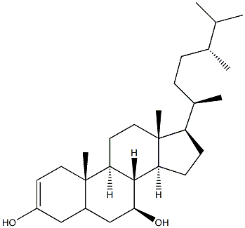 7BETA-HYDROXYCAMPESTEROL 化学構造式
