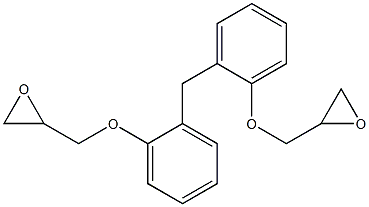 2,2'-(METHYLENEBIS(2,1-PHENYLENEOXYMETHYLENE))BISOXIRANE Structure