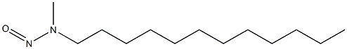 N-DODECYL-N-METHYLNITROSAMINE Structure