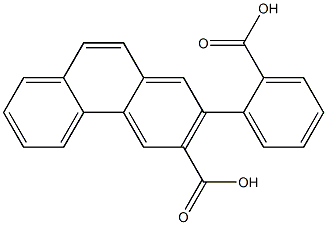 2-PHENYLPHENANTHRENE-3,2'-DICARBOXYLICACID Structure