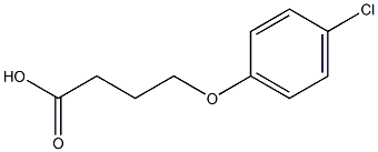 4-(PARA-CHLOROPHENOXY)BUTYRICACID 结构式