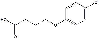 4-(PARA-CHLOROPHENOXY)BUTYRICACID Structure