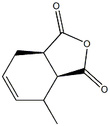 CIS-3-METHYLCYCLOHEX-4-ENE-1,2-DICARBOXYLICANHYDRIDE 结构式