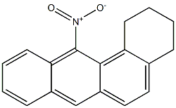 12-NITRO-1,2,3,4-TETRAHYDROBENZ(A)ANTHRACENE Structure