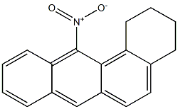 12-NITRO-1,2,3,4-TETRAHYDROBENZ(A)ANTHRACENE,,结构式