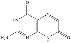 2-AMINO-4,7-PTERIDINEDIONE Structure