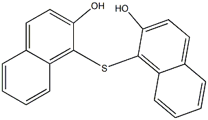 THIOBIS-2-NAPHTHOL 化学構造式