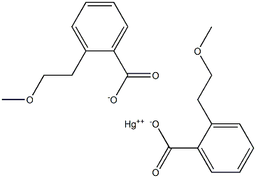 METHOXYETHYLMERCURYBENZOATE Structure