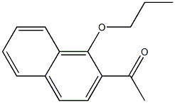 ACETYLPROPOXYNAPHTHALENE Structure