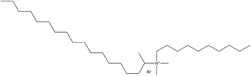 CETYLDECEYLDIMETHYLETHYLAMMONIUMBROMIDE Structure